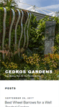 Mobile Screenshot of cedrosgardens.com